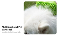 Massaging Pet Bathing Brush Skin Friendly Dog Massage Comb Dematting for Professional Groomers, Grooming, Home