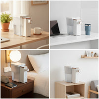 Quick Heating Instant Hot Water Dispenser Compact Tabletop Water Dispenser Adjustable Appliance Modern for Dorm Room, Travel