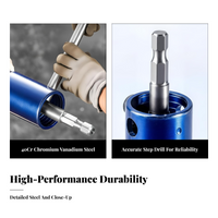 Screw Extractor Removes Damaged Screws and Bolts Broken Pipe Thread Remover Works on Rusted Parts Wide Compatibility for Kitchen
