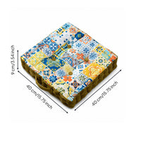 Tufted Floor Cushion Soft Floor Cushion with Handle Luxurious for Meditation, Reading Corner
