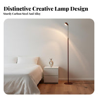 Adjustable Head LED Atmosphere Floor Lamp Atmosphere Background Light Standing Light Caster for Content Creators, Photographers, Live Broadcasting, Living Room, Home Decor, Photography Backdrop