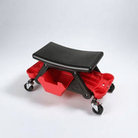 Detailing Stool Comfortable Automotive Stool with Storage Drawers Stable Creeper Seat with Trays for Mechanics