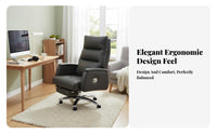 Reclining premium Chair with Footrest Ergonomic Design Highspine-supporting Recliner with Footrest Luxurious design Office Furniture for players, resting, Gaming