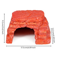 Rock Cave Heater Textured Heated Reptile Cave Looking Stone Hide Heater