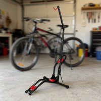 Cycle Parking Stand Non-Slip Base Upright Bike Stand Rack Heavy Duty Bike Repair Holder for Cyclists