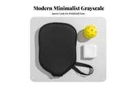Pickleball Paddle Cover Portable Pickleball Racket Case Single Racket Case Lightweight Fastener Ed Paddle Bag Easy to Carry