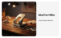 Manual Paper Punch Precision Punching Manual Hole Puncher for Crafters, Students, Scrapbooking, Craft Room, Classroom