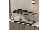 Turtle Tank with Basking Platform Easy to Clean Reptile Enclosure with Ramp