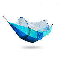 Quick Open Camping Swing Bed with Bug Net Anti-Rollover Foldable Camping Swing Bed Long-Lasting Outdoor Gear Breathable for Backyard