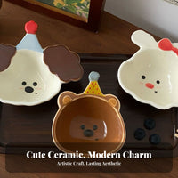 Animal Shaped Dipping Dish Korean Design Animal Shaped Sauce Dish Easy to Clean Cute for Children, Hot Pot Meals, Parties