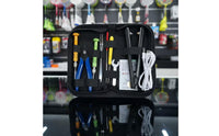 Badminton Racket Grommet Tool Kit Portable Grommet Flaring Machine Kit Easy to Install Racket Eyelet Replacement Tool Set for Sports Club