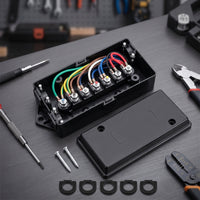 7 Way Trailer Cord Heavy Duty 7 Way Trailer Junction Box Black for RV