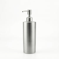 Stainless Steel Lotion Bottle Brushed Bottle with Pump Minimalist Dispenser with Pump Refillable for Bathroom, Shower, Kitchen Sink