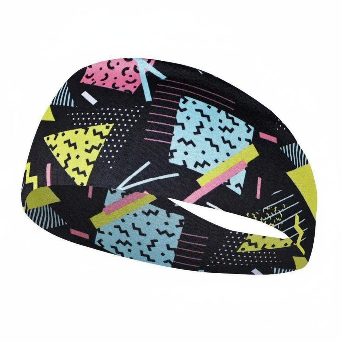 Multi-Functional Swimming Ear Cover Band Stylish Prints Colorful Running Headband Stretchy Fit Hair Accessory Sweat Wicking for Workout