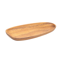 Sandalwood Tray Irregular Wood Serving Tray Wood Serving Platter Multifunctional Rustic-Style for Hosts, Tea Service