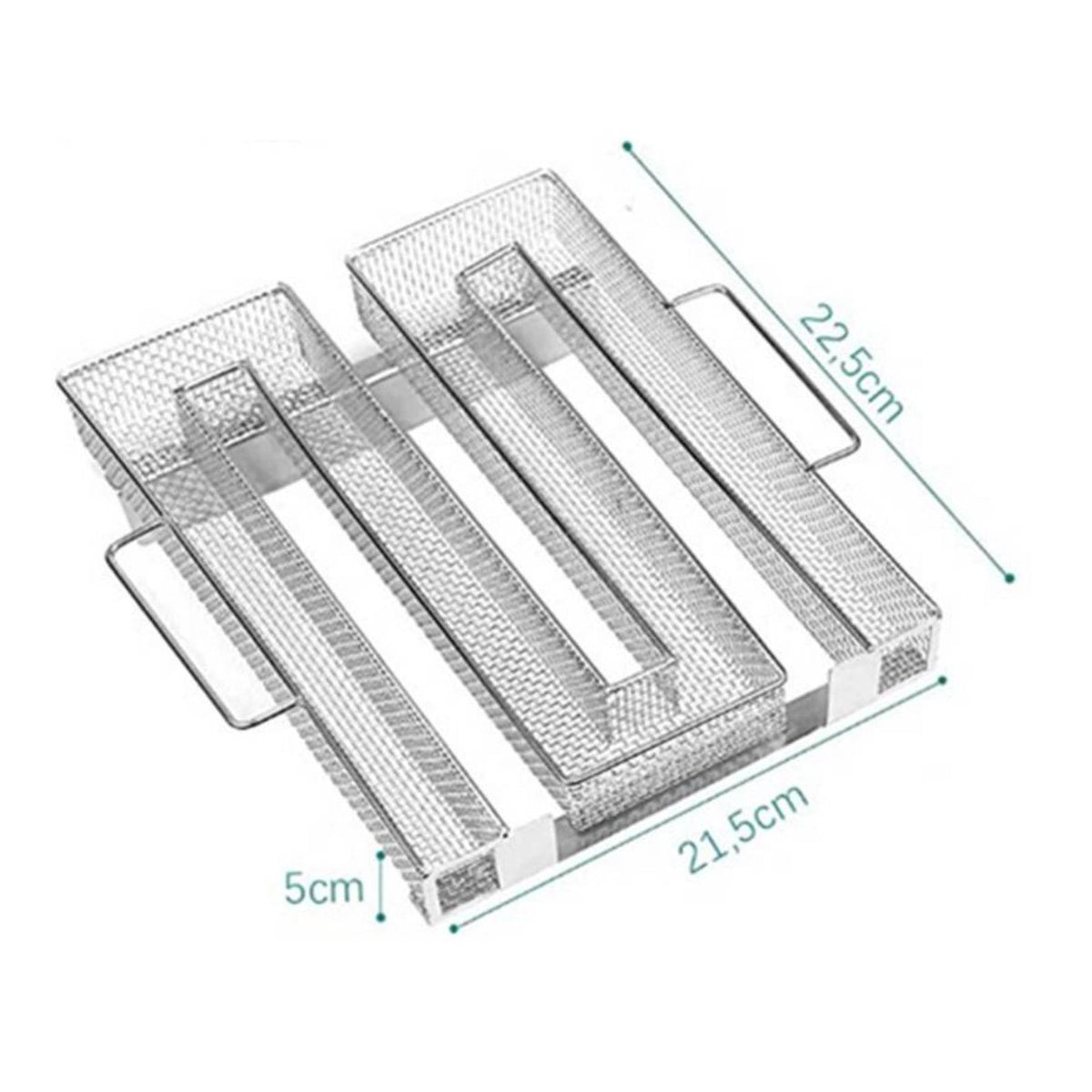 Wood Chip Smoking Basket Heat Resistant Flavoring Basket Large Capacity