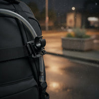 Multi-Functional Backpack Flashlight Mount Easy to Attach Hose Tube Clip Mount Handsunrestricted for Camping