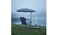 UPF 50+ Clamp-on Umbrella Protection Chair Umbrella with Clamp Portable Sun Shade Adjustable for Beachgoers, Campers, Anglers, Camping, Fishing