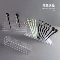 Acrylic Hairpin Storage Box with Transparent Display
