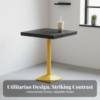 Sturdy Metal Frame utilitarian Booth Seating adaptable Design Cafe Table and Chairs Easy to Clean Commercial Furniture Space-Saving for Bar Owners, two-seater, Milk Tea Shop, Pub