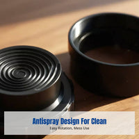 Terraced Coffee Tamper, Stovetop Pot Powder Distributor, Semi-Automatic Filling Ring, Anti-Spill, Easy