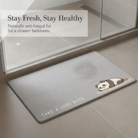 New Quick Dry Diatomaceous Earth Bath Mat Absorbent Non-Slip Bathroom Floor Mat