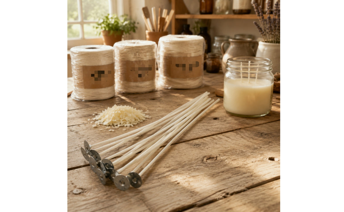 Candle Wick Smokeless Soy Blend Wick DIY Candle Wicks for Beginners, Hobbyists