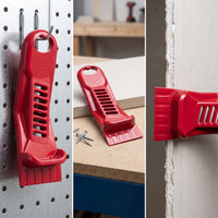 Foot-Operated Drywall Lifter with Built-in Rasp Tool Compact Drywall Lifter with Rasp Metal Sheetrock Kicker Heavy-Duty for Hangers