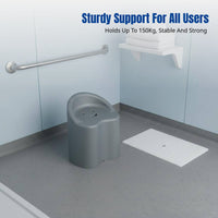 Non-Slip Bath Stool for Seniors, Bathroom Shower Chair, Ergonomic Seat for Women, Lightweight Design