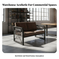 Wrought Iron Frame utilitarian design Dining Booth High rear Design Upholstered Dining Booth Comfortable Banquette Seating long-lasting Construction for Bar Owners, Interior Designers, eating establishments, Restaurant, Lounge Area, eating establishment