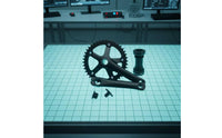 Bike Crankset with Bottom Bracket 130 Crankset with Bottom Bracket High-Strength for Commuters