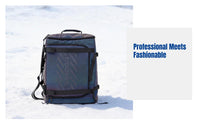 Iridescent Reflective Gear Bag, Waterproof 35L Ski Backpack, Double Compartment, Outdoor Equipment