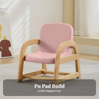 Adjustable Height Upholstered Mini Armchair Long-Lasting Build children's Furniture Ergonomic Design Toddler Seat Easy to Clean for Toddlers, Parents, Reading Corner, Kindergarten, Playroom, Nursery