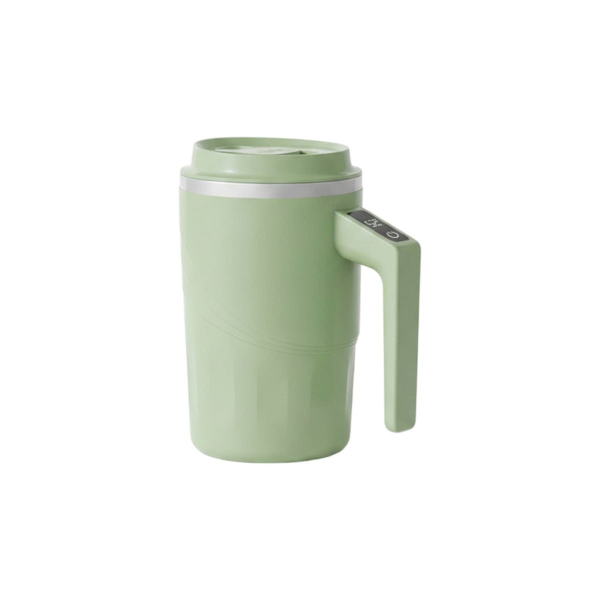 Fitted Lid Electric Mixing Cup Handle Self Stirring Mug