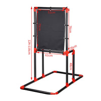 9 Pocket Pitcher Training Equipment Portable 9 Hole Pitching Net Foldable Baseball Pitching Target for Backyard
