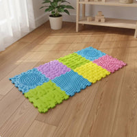 Textured Diverse Textures Child's Feet Textured Floor Tiles for Young Children