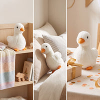 Duck Stuffed Animal Ultra-Soft Stuffed Duck Soft Cuddly for Children, Nursery Decor, Desk Display