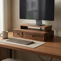 Tabletop Drawer Organizer Rectangular Wood Desk Organizer Tabletop Storage Box