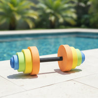 EVA Dumbbell Detachable Modular Dumbbell Adjustable Aquatic Exercise Dumbbells for Kids, Beginners