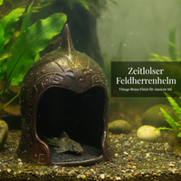 Aquarium Decoration Hideaway Helmet Skull Ceramic Breeding Cave for Fish Shrimp Reptiles
