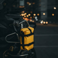 Motorcycle Side Bag Waterproof Motorcycle Pannier Adjustable Side Bag with Roll-Top for Motorcyclists