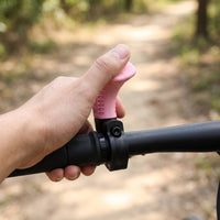 Ergonomic Auxiliary Handlebar Grips Lightweight Thumb Grips Textured Bar Ends Wear-Resistant for Long-Distance Cycling