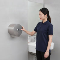 Commercial Jumbo Roll Toilet Tissue Dispenser Heavy-Duty Stainless Steel Toilet Tissue Dispenser Vandal-Resistant Rustproof for Public Restrooms, Offices