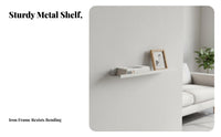 Single-Tier surfacemounted Rack Nordic design surfacemounted Picture Shelf Minimalist Design adaptable Use for Decor hobbyists