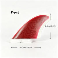 Two-Tone Surfboard Fin FCS2/Double Tab2 RM Tail Surf Fin