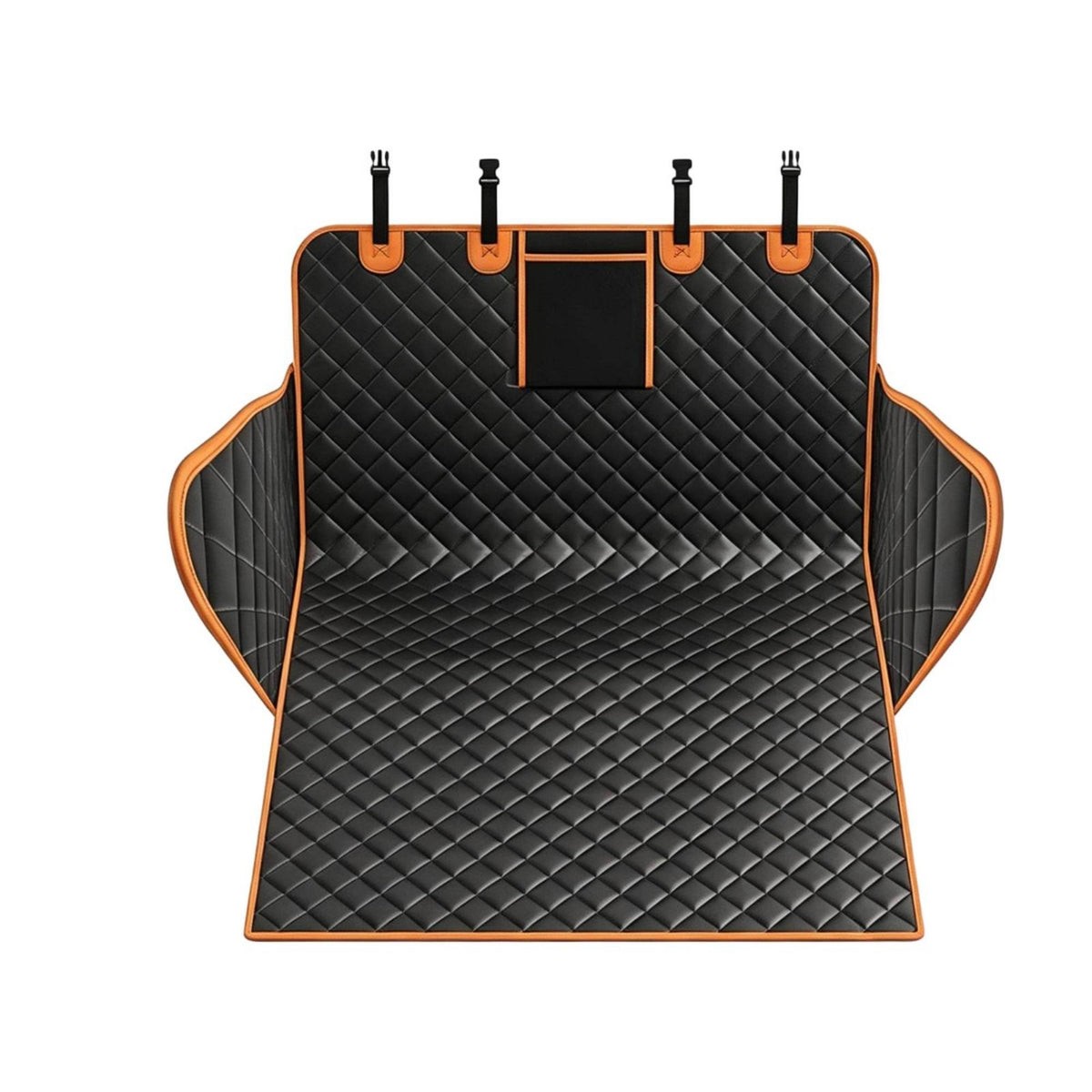 Car Pet Mat with Straps Waterproof Vehicle Cargo Pet Mat Area Protector Padded Cover for Travel