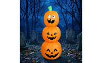 Lighted Pumpkin Inflatable Pumpkin with Blower Easy to Use Stacked Pumpkins for Homeowners