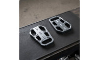 2 Pieces Widened Footrest Pedal Easy Installation Anti-Slip Motorcycle Footboard