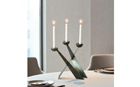 Cross Candlestick Holder Minimalist Candleholder with Cross Modern Crucifix Candleholder for Dining Table, Living Room, Hotel