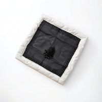 Square Trampoline Mat Heavy-Duty Trampoline Mat with Elastic Cords Rebound Pad Resistant Safe for Children, Climbing Frame